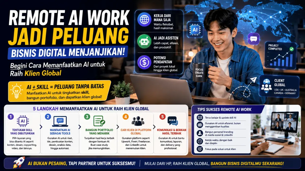Peluang Bisnis Digital Melalui Remote AI Work untuk Masyarakat Blitar