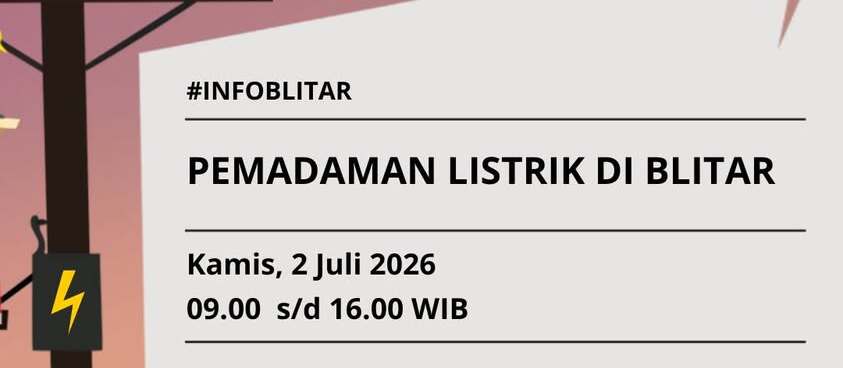Pemadaman Listrik di Gandusari untuk Pemeliharaan Jaringan SUTM