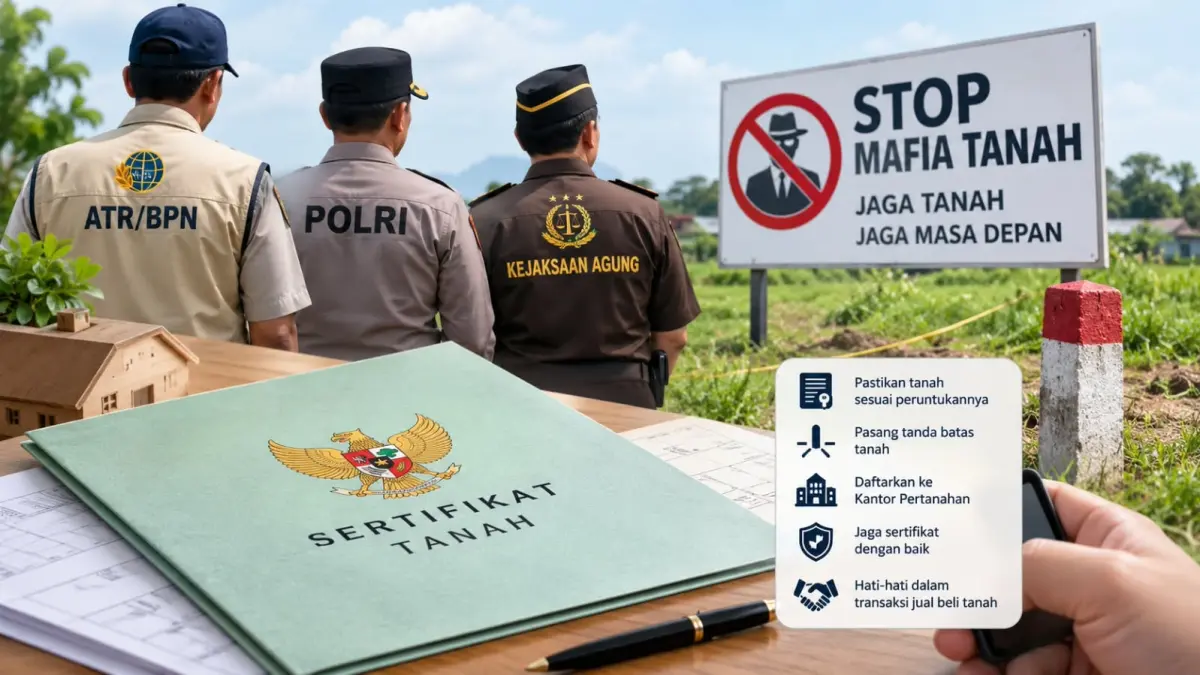 Pemerintah Blitar Bentuk Satgas Anti Mafia Tanah, Warga Diharapkan Lebih Waspada