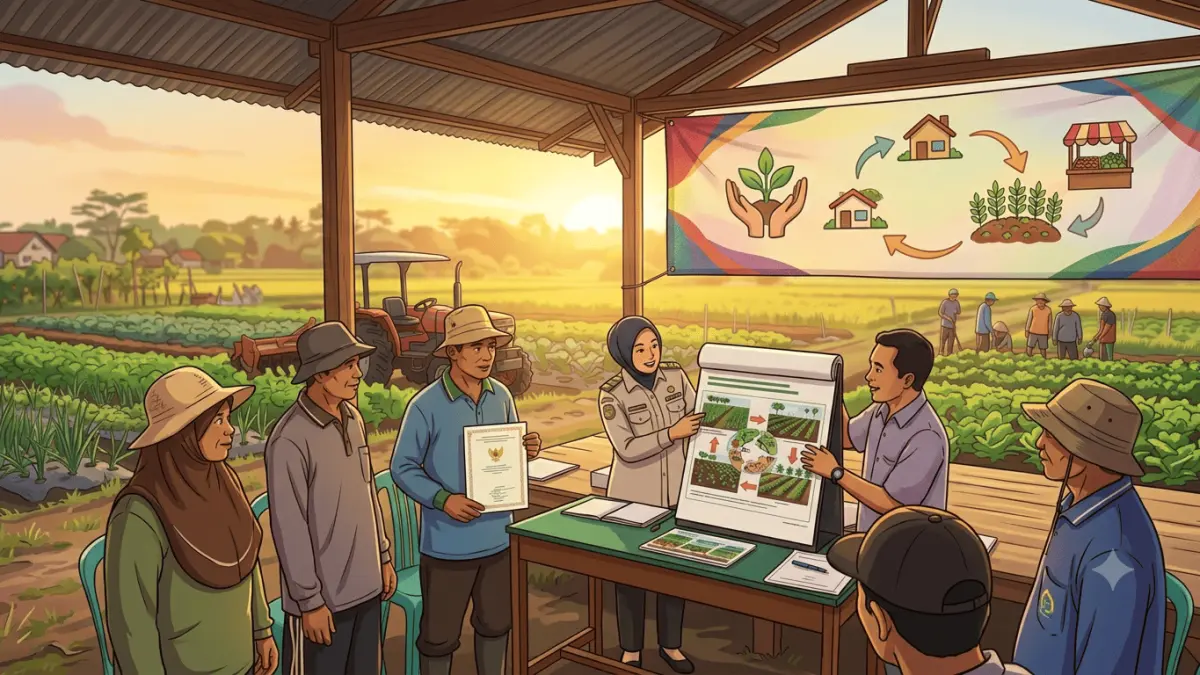 Pemerintah Blitar Kembangkan Ekosistem Ekonomi Modern Melalui Penataan Akses Reforma Agraria
