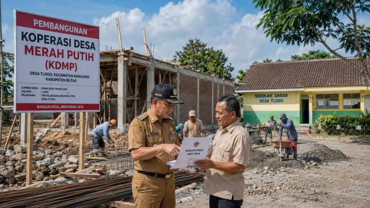 Pemerintah Desa Tlogo Klarifikasi Pembangunan KDMP, Pastikan Tidak Ada Penggusuran Fasilitas Sekolah