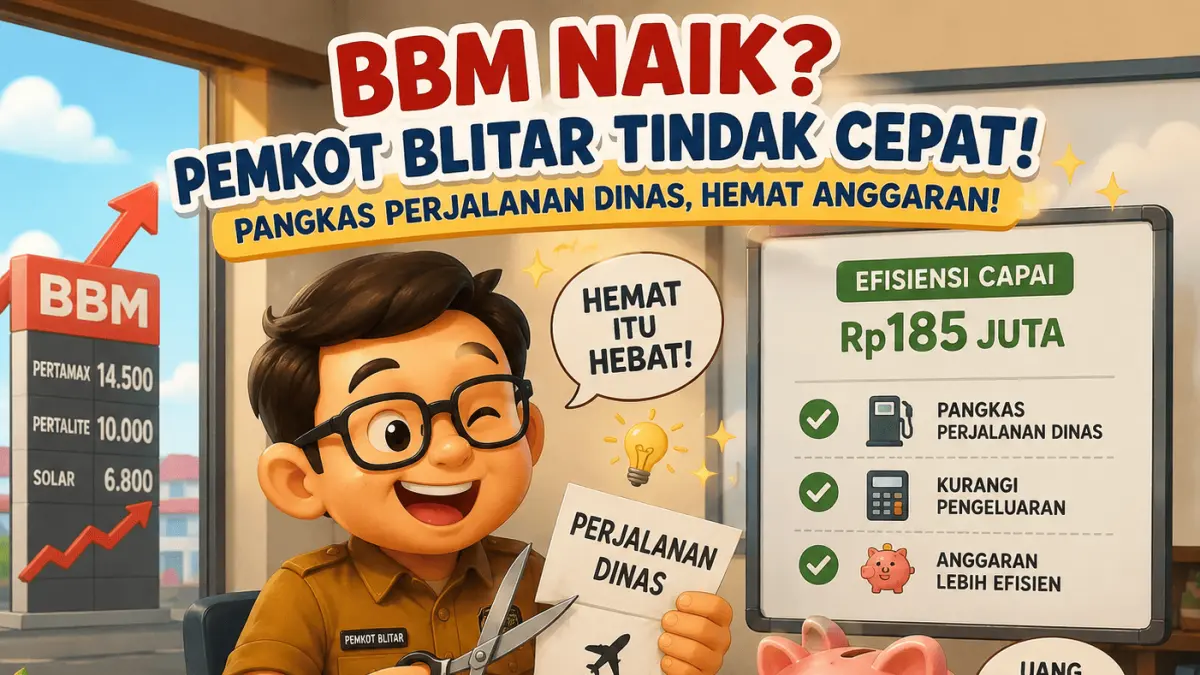 Pemkot Blitar Perkuat Kebijakan Efisiensi Anggaran di Tengah Kenaikan Harga BBM
