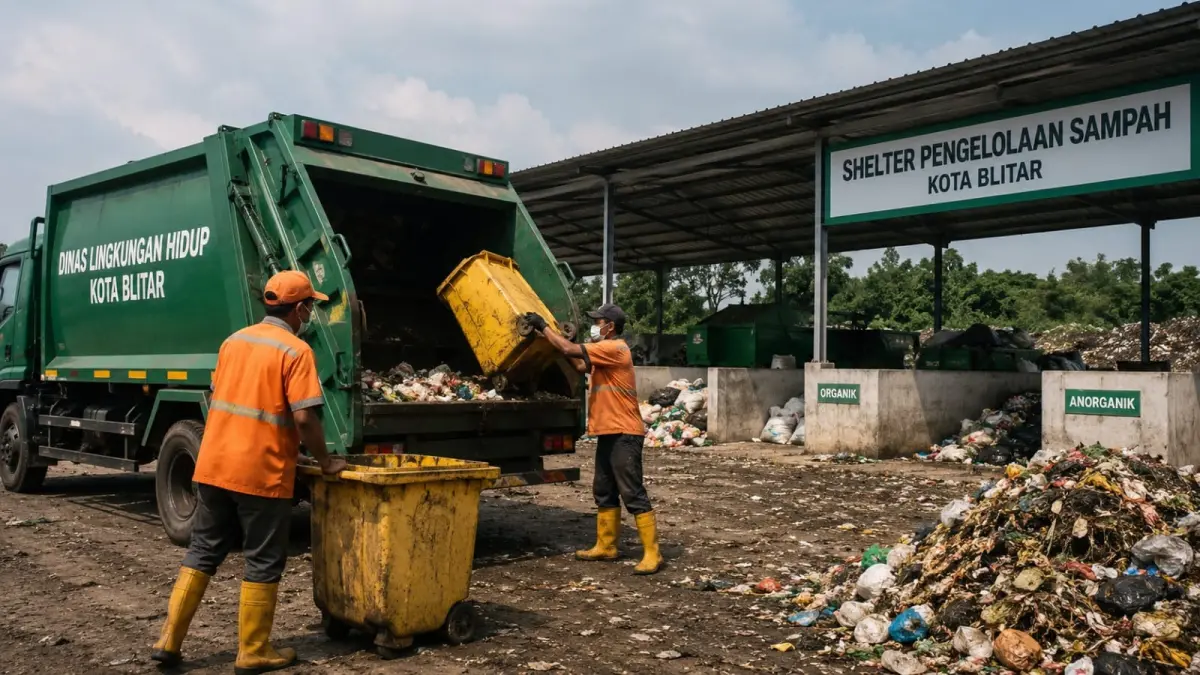 Pemkot Blitar Siapkan Shelter Pengelolaan Sampah untuk Menanggulangi Masalah Sampah