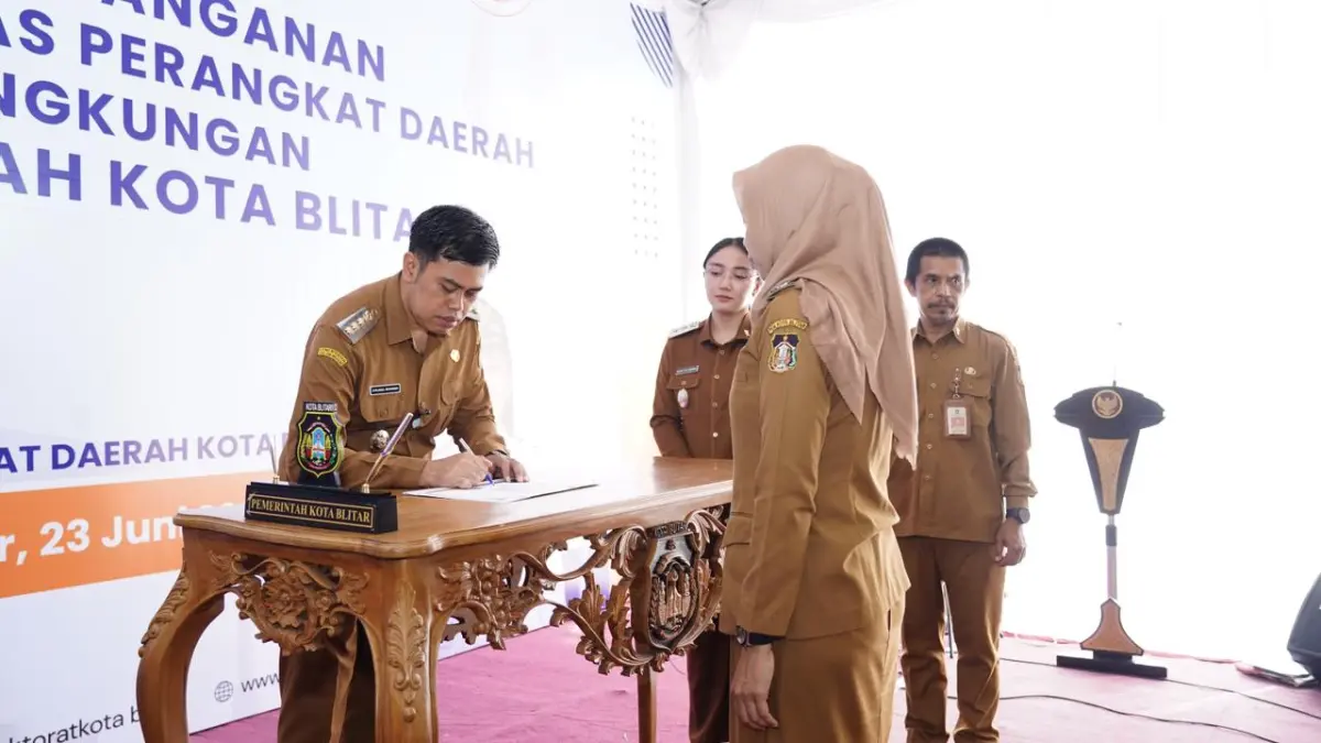Pemkot Blitar Tegaskan Komitmen Good Governance dengan Tanda Tangan Pakta Integritas 2026