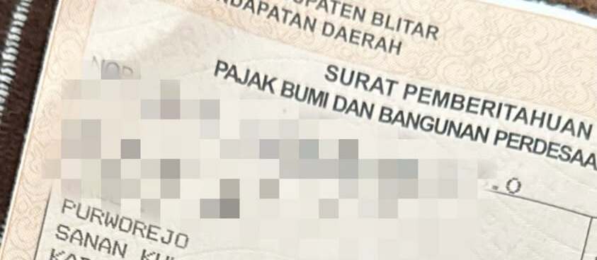 Penerimaan PBB-P2 Kabupaten Blitar Capai 25,57% Hingga Akhir Mei 2026