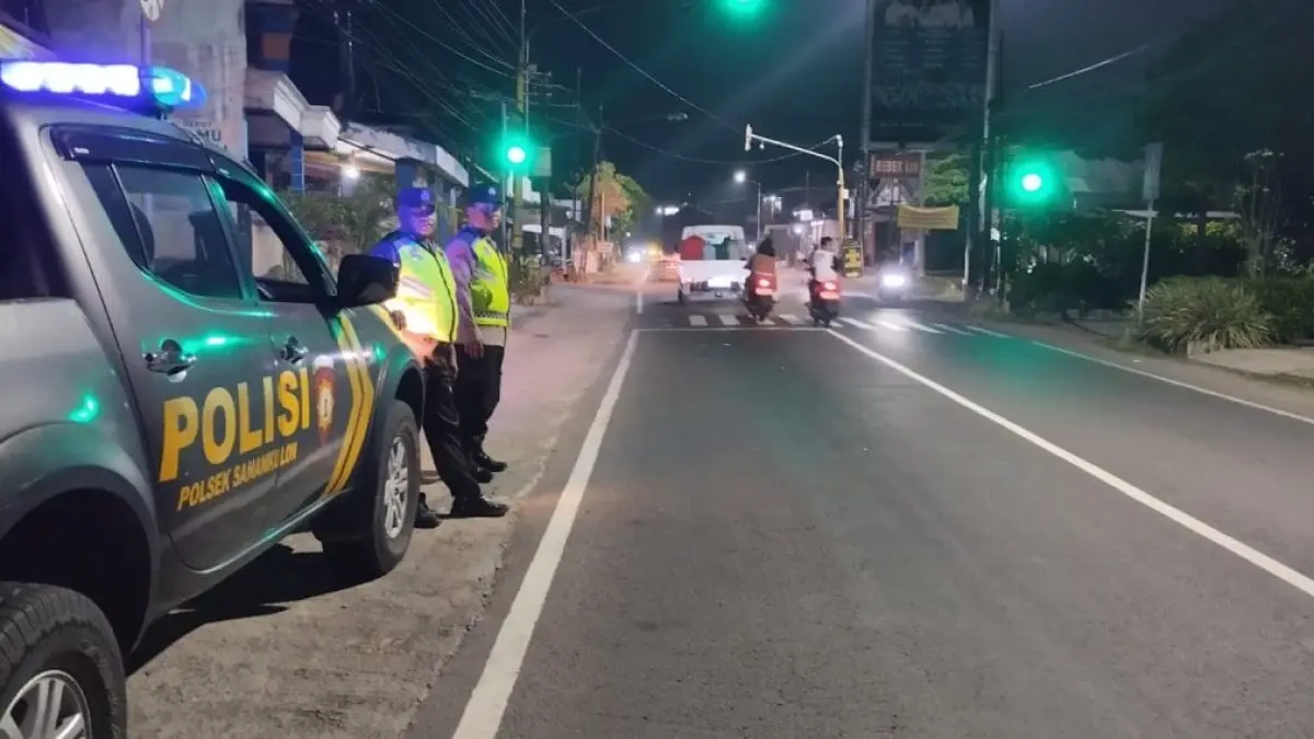 Peningkatan Patroli Malam Polsek Sanankulon: Tangkal Balap Liar dan Konvoi Perguruan