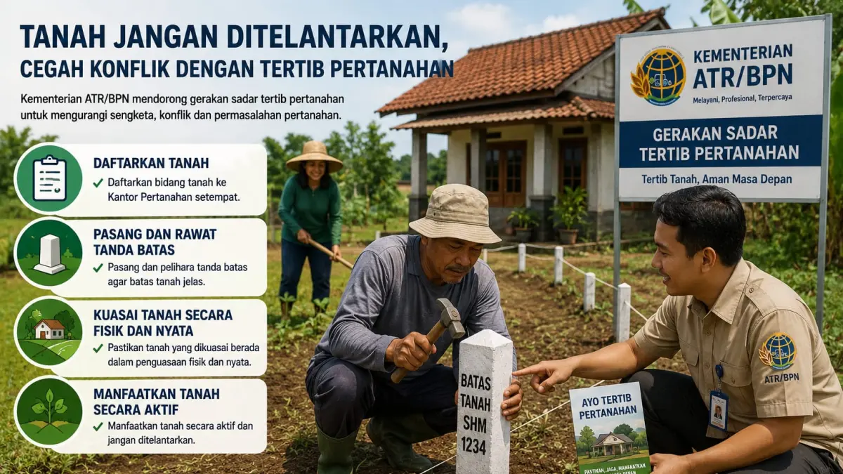 Pentingnya Pendaftaran Tanah untuk Mencegah Konflik di Blitar: Dorongan Kementerian ATR/BPN