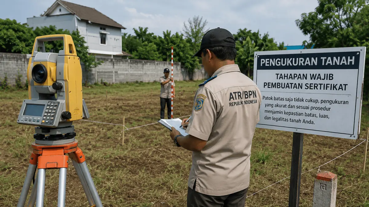 Pentingnya Pengukuran Tanah Sebelum Pembuatan Sertifikat di Blitar