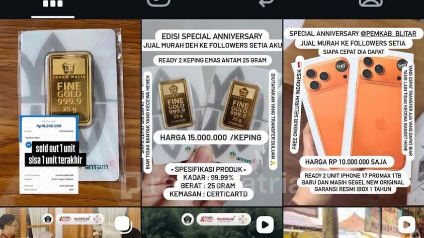 Pentingnya Waspada: Akun Instagram Pemkab Blitar Diretas, Masyarakat Dihimbau Hati-hati