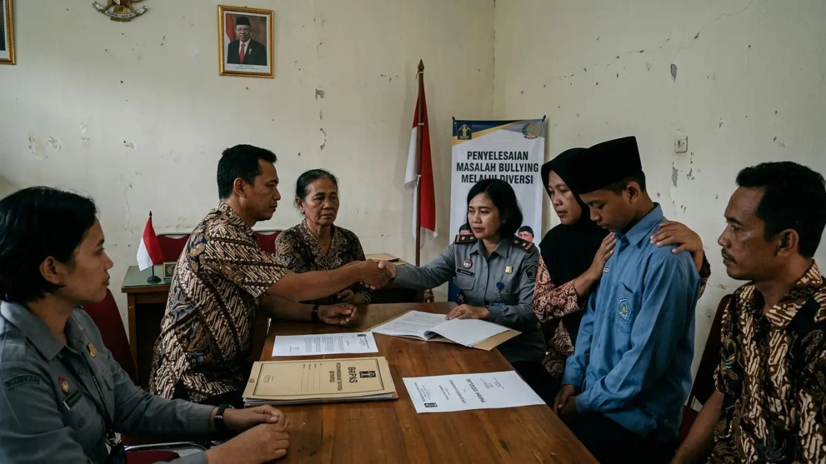 Penyelesaian Damai Kasus Bullying di MTs Wlingi: Diversi Jadi Solusi