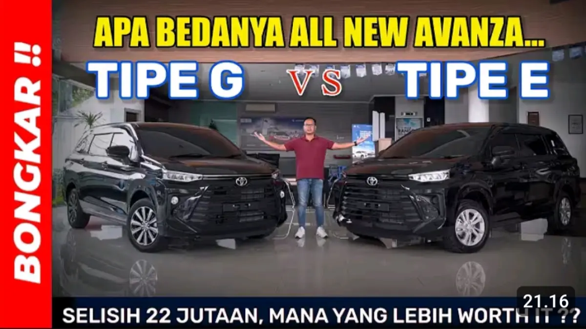 Perbandingan All New Avanza 2026 Tipe E dan G: Pilihan yang Tepat untuk Masyarakat Blitar
