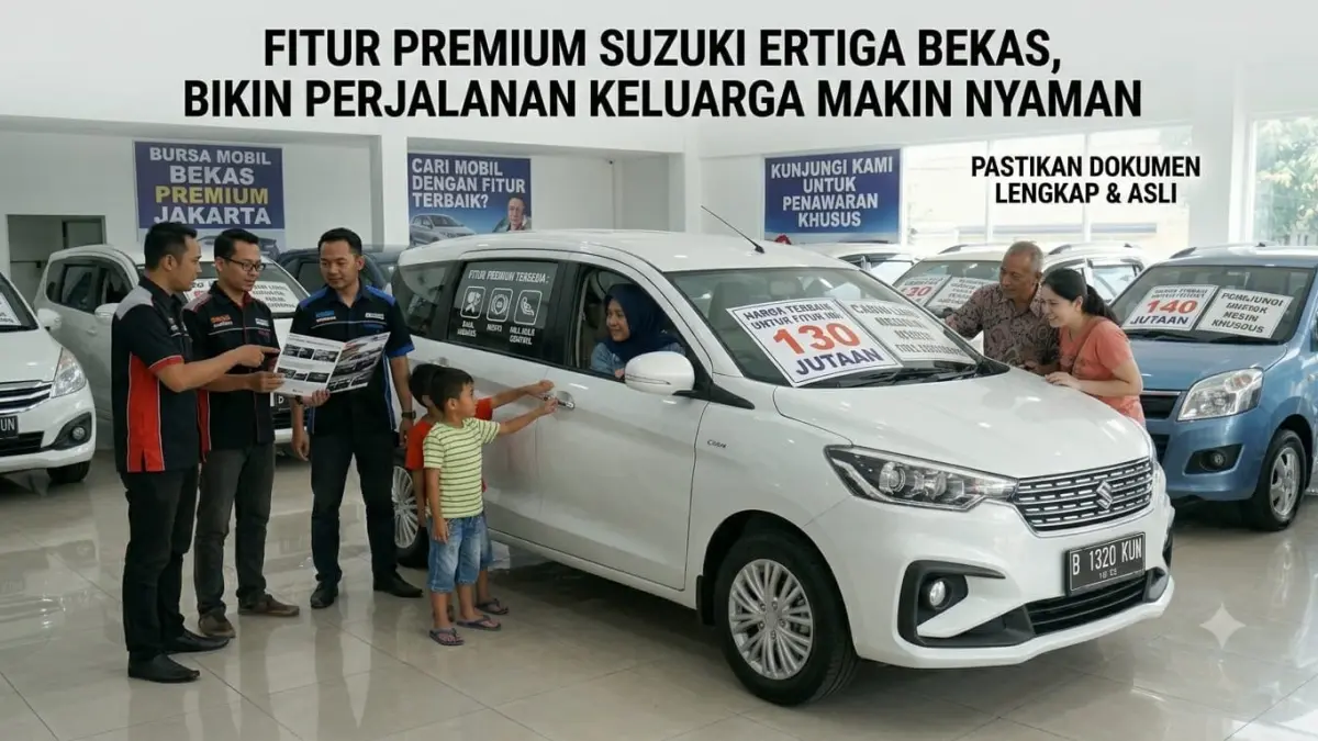 Permintaan Suzuki Ertiga Bekas Meningkat: MPV Ideal untuk Keluarga Blitar