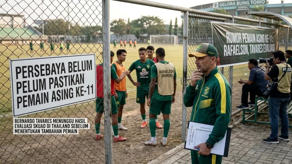 Persebaya Pertimbangkan Pemain Asing ke-11: Tavares Tunggu Evaluasi Tim
