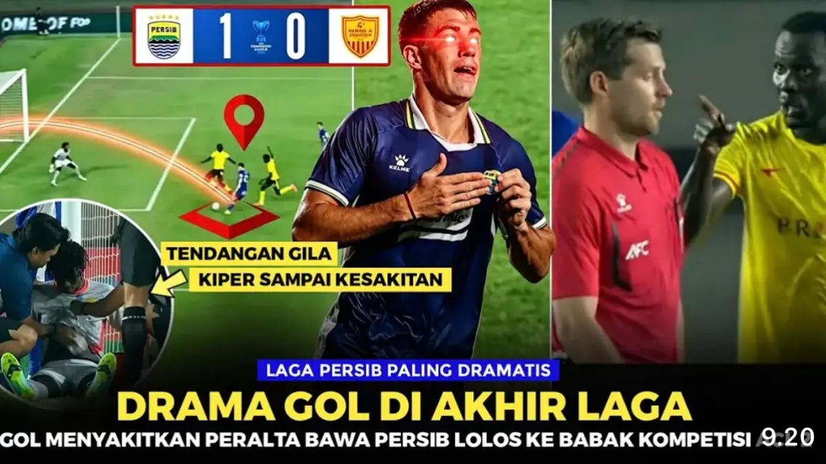 Persib Bandung Melaju ke ACL 2 2026-2027 Berkat Gol Dramatis Mariano Peralta