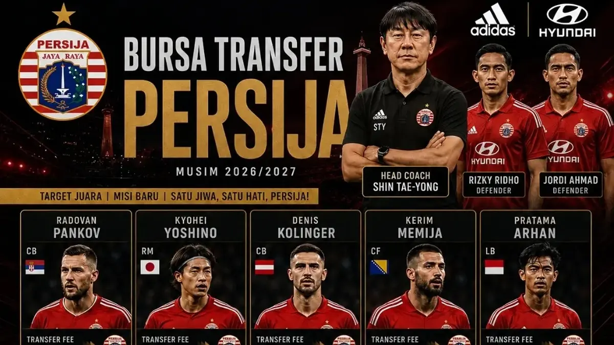 Persija Jakarta Rekrut Pemain Baru untuk Memantapkan Skuad di BRI Super League 2026-2027
