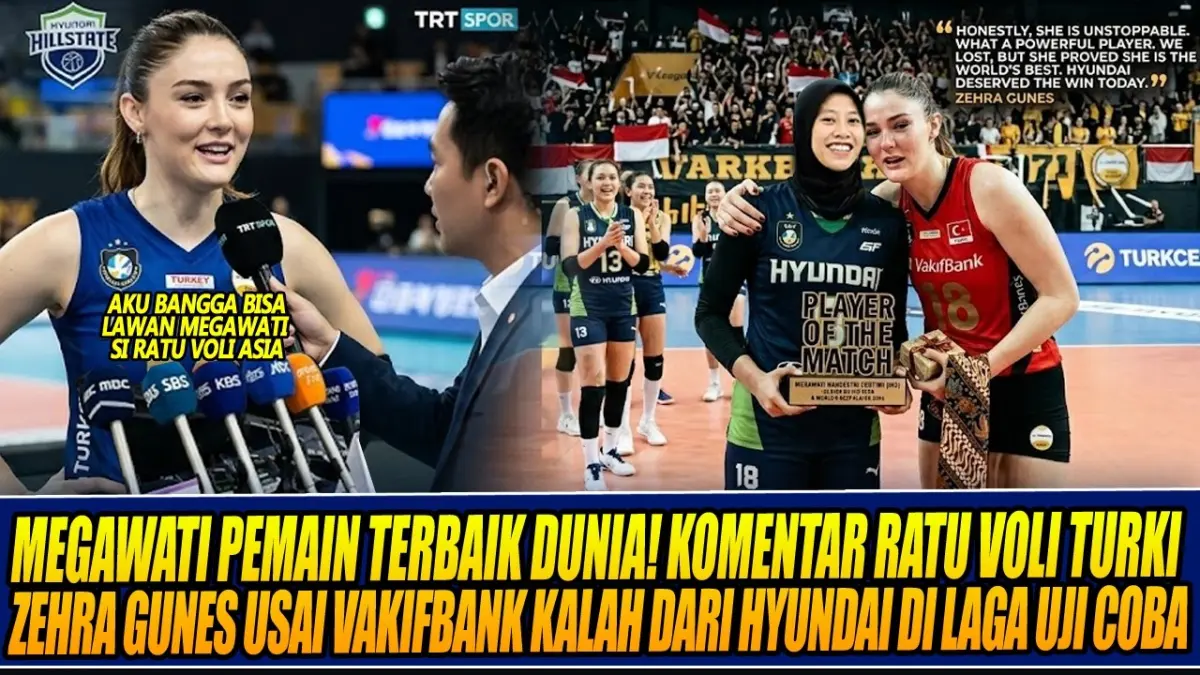 Pertarungan Megawati Hangestri dan Zehra Gunes: Momen Bersejarah untuk Bola Voli Blitar