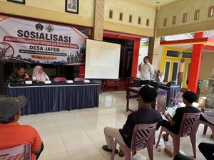 Polisi Blitar Kota Bersinergi dengan Masyarakat Jaten dalam Upaya Pencegahan Narkoba