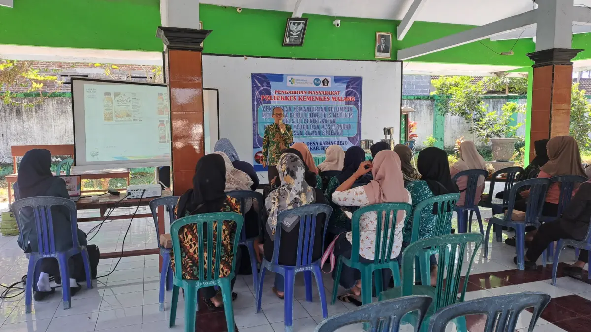 Poltekkes Kemenkes Malang Tingkatkan Kesadaran Diabetes Melitus di Karangrejo