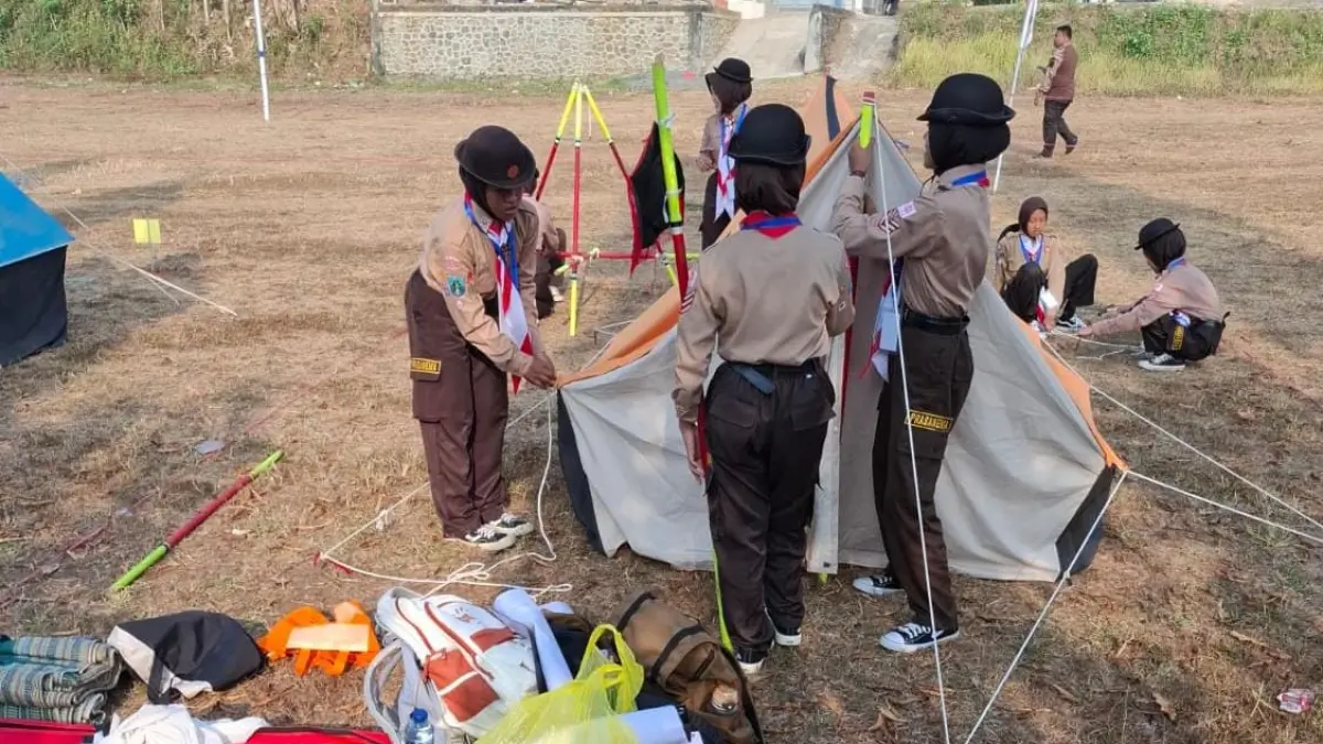 Pramuka MTsN 5 Blitar: Membangun Karakter dan Kemandirian Siswa Melalui Prasanema Scout