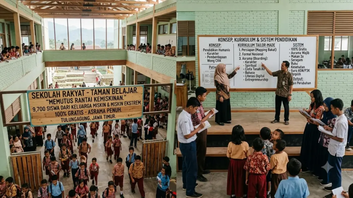 Program Sekolah Rakyat Resmi Dimulai, 9.700 Siswa Miskin Terdaftar dalam Program Kemensos