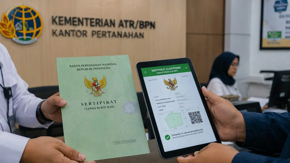 Proses Konversi Sertifikat Tanah Kertas ke Elektronik: Langkah Bertahap yang Menguntungkan Pemilik Tanah di Blitar