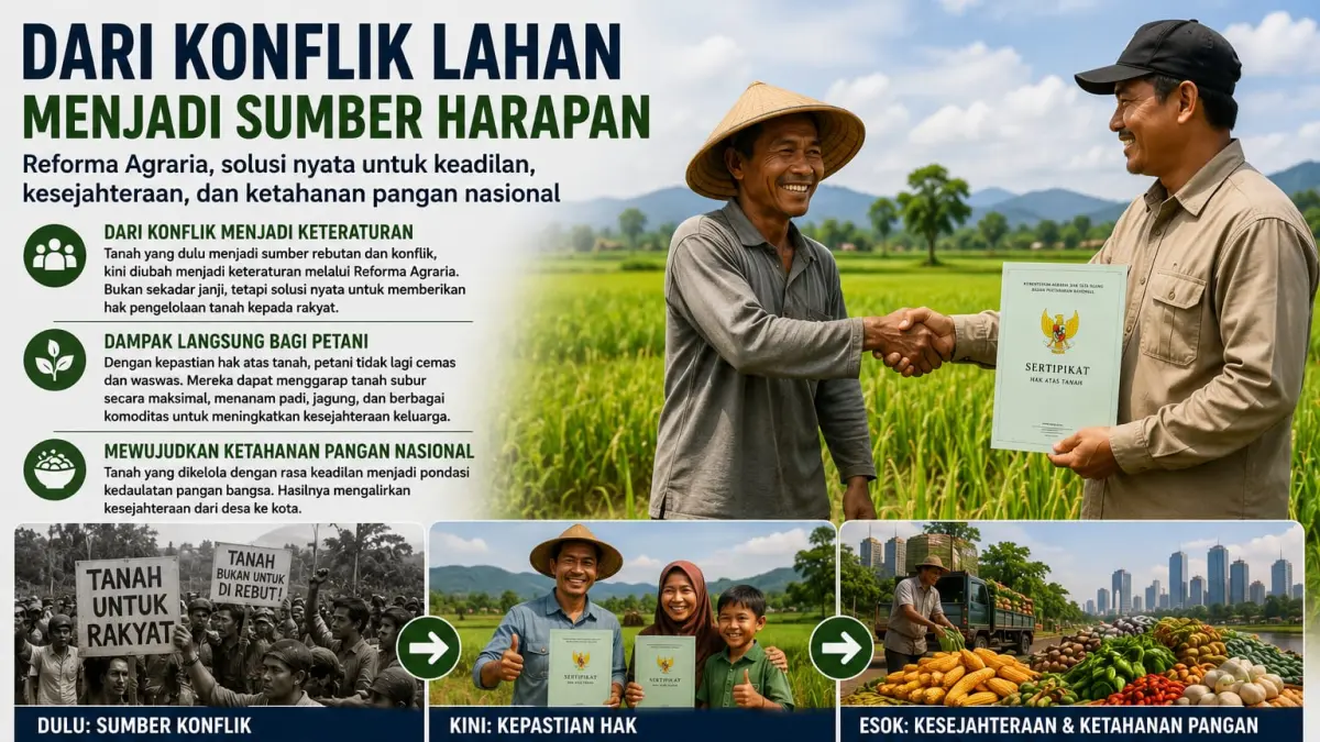 Reforma Agraria: Solusi untuk Konflik Lahan dan Dasar Ketahanan Pangan di Blitar
