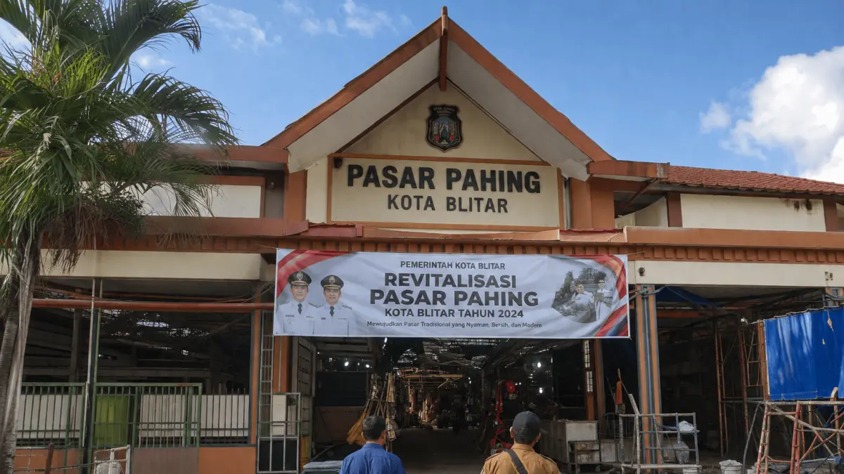 Revitalisasi Pasar Pahing Blitar: Upaya Membangkitkan Perekonomian Lokal Melalui 35 Kios Kosong