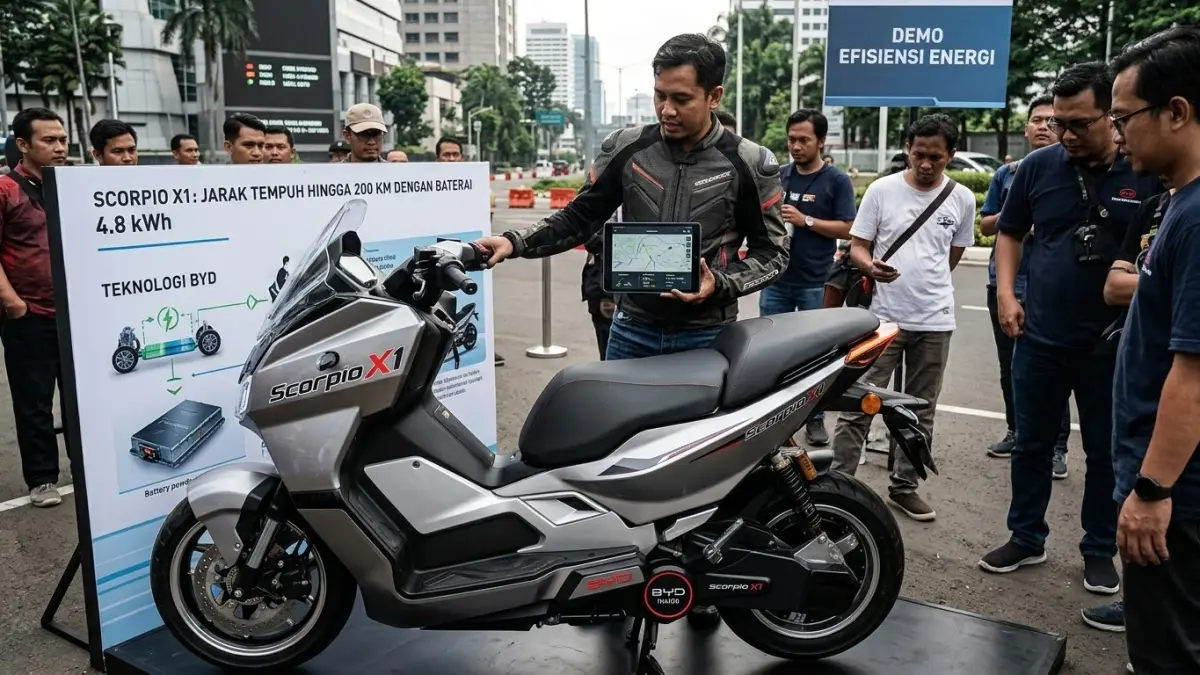 Scorpio X1: Inovasi Motor Listrik yang Efisien untuk Jarak Tempuh 200 Km