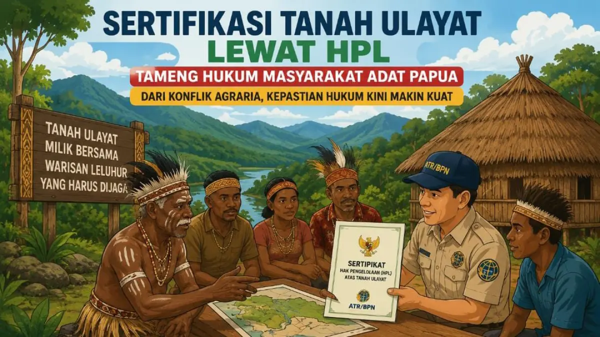 Sertifikasi Tanah Ulayat: Perlindungan Hukum bagi Masyarakat Adat Papua untuk Mengurangi Konflik Agraria