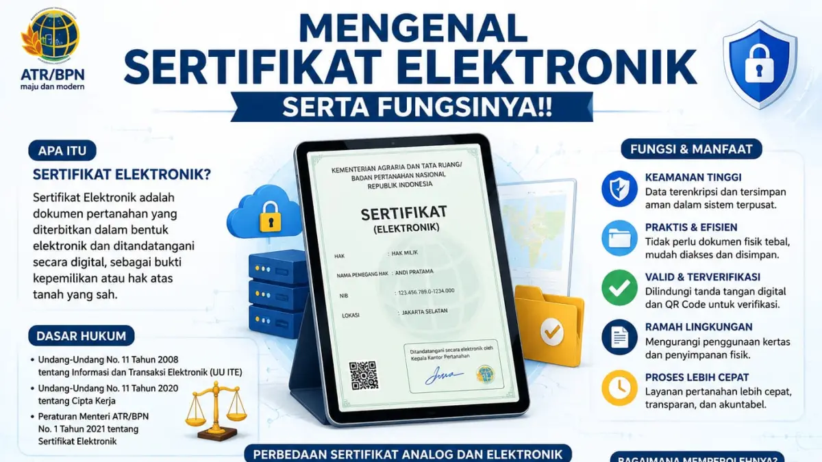 Sertifikat Elektronik Resmi Diterapkan: Aman dan Memudahkan Masyarakat Blitar