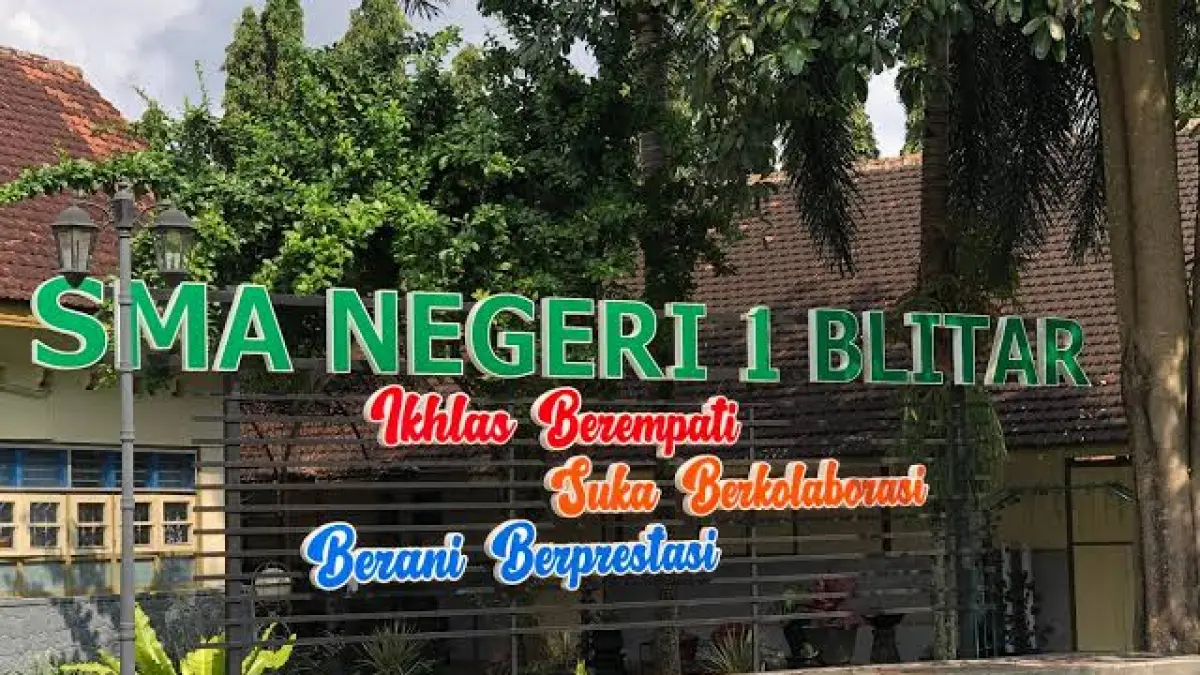 SMA Negeri 1 Kota Blitar: Pusat Pendidikan Berprestasi dan Berkualitas di Kota Patria