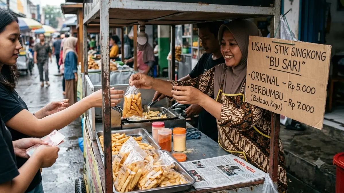 Stik Singkong: Camilan Ekonomis Dengan Harga Terjangkau dan Beragam Rasa