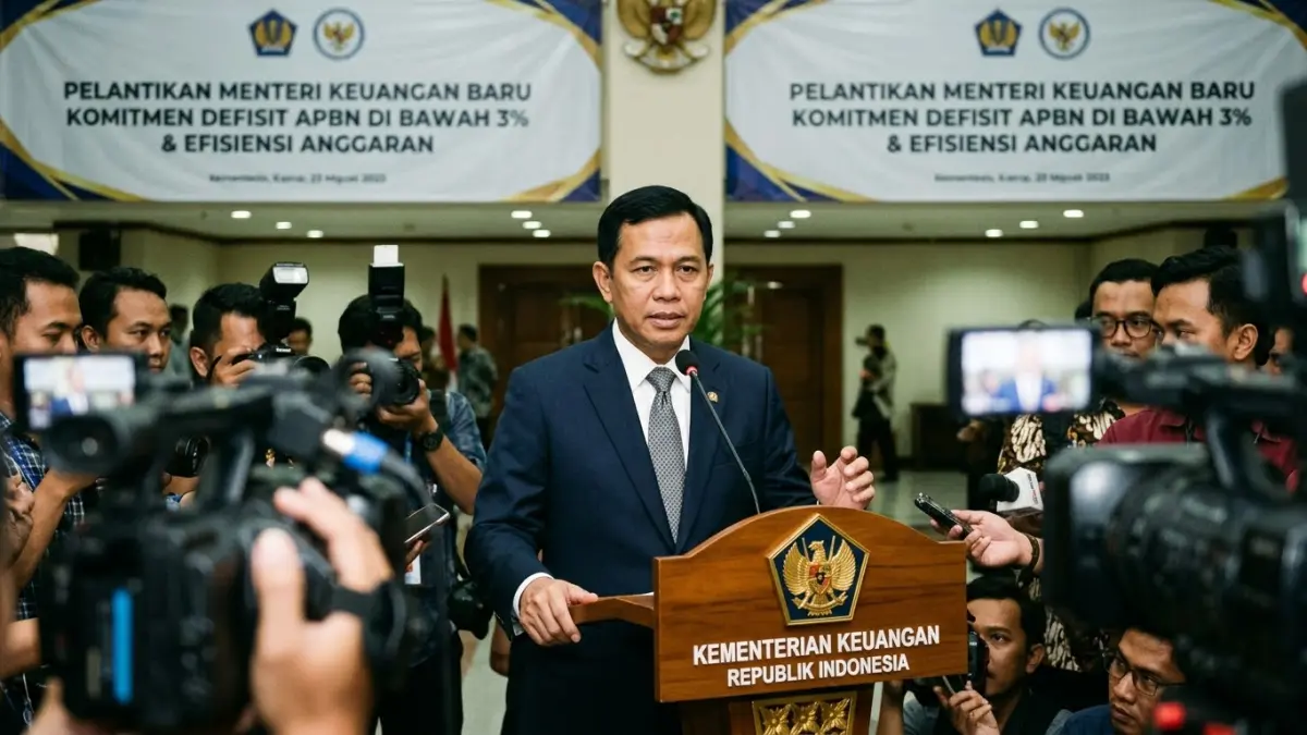 Suahasil Nazara Resmi Menjabat Menteri Keuangan, Komitmen Pertahankan Defisit APBN di Bawah 3 Persen
