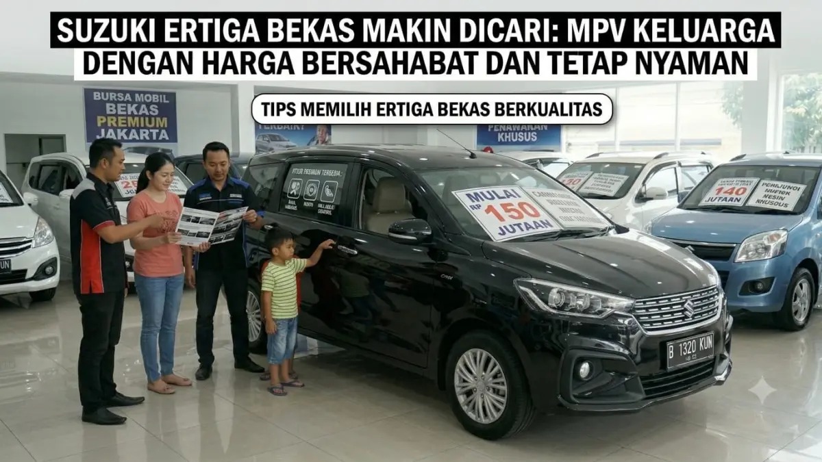 Suzuki Ertiga Bekas: Solusi Cerdas untuk Mobil Keluarga Terjangkau di Blitar