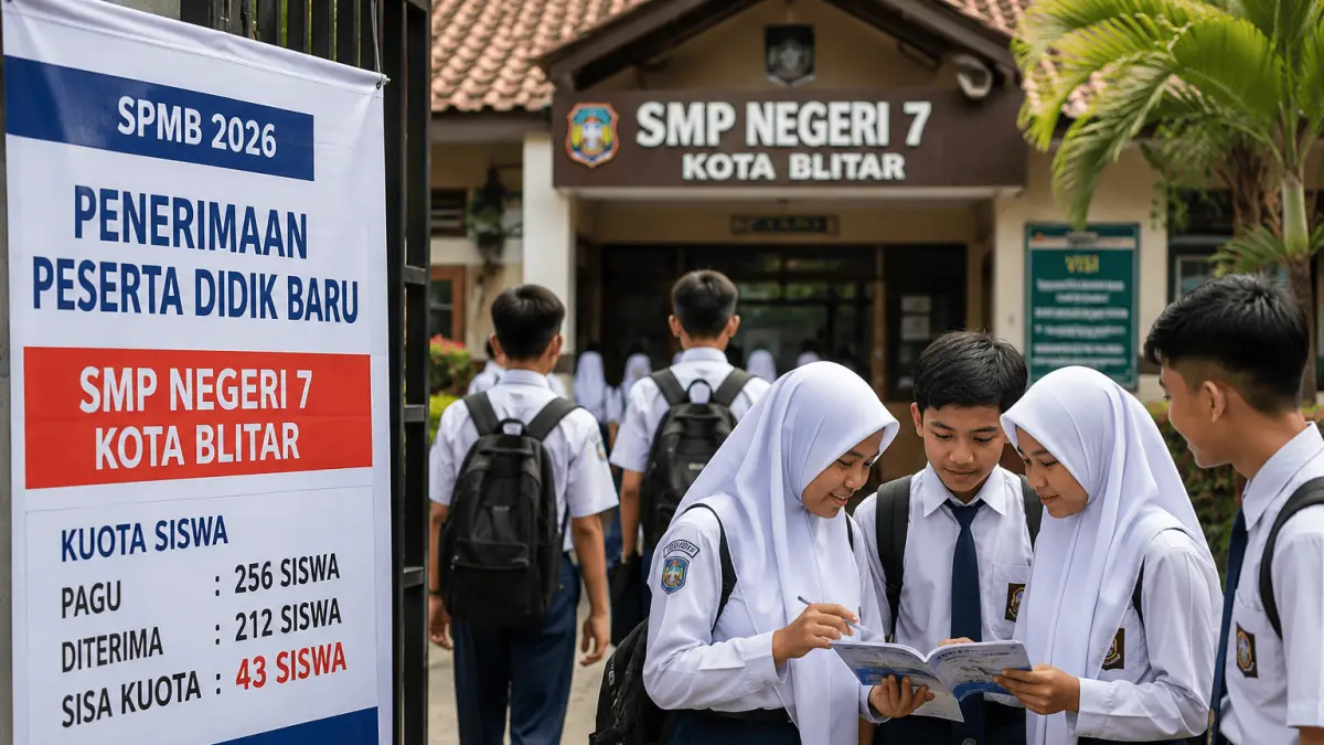 Tantangan Penerimaan Siswa Baru di SMP Negeri Kota Blitar: Kuota Masih Belum Terpenuhi