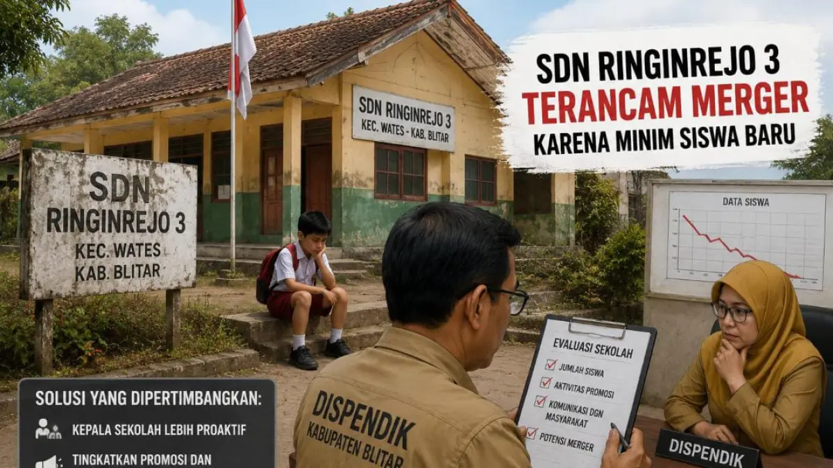 Tantangan SDN Ringinrejo 3: Dispendik Blitar Dorong Inisiatif Peningkatan Jumlah Siswa