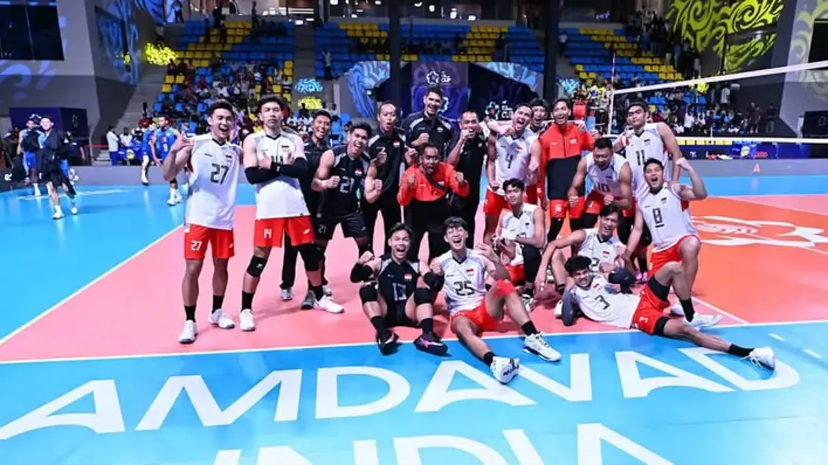 Timnas Voli Putra Indonesia Kalahkan Filipina 3-1, Lolos ke Semifinal AVC Cup 2026