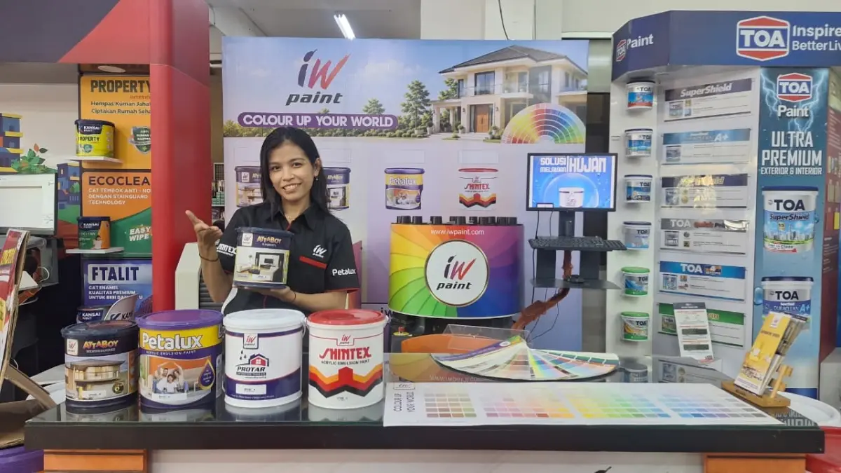 Toko Cat Perdana Warna Blitar Hadirkan Koleksi Cat Indowira Paint untuk Beragam Kebutuhan Bangunan