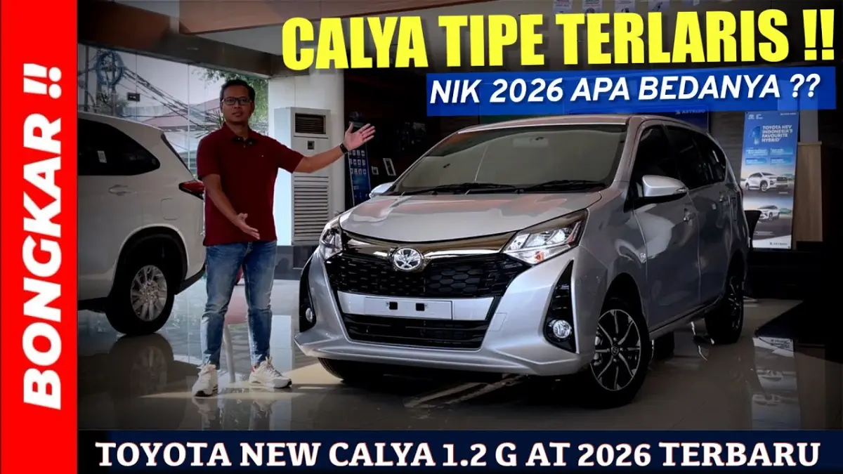 Toyota Calya 2026 Diresmikan: Desain dan Fitur Tetap Sama, Apa Kabar Pembaruan?