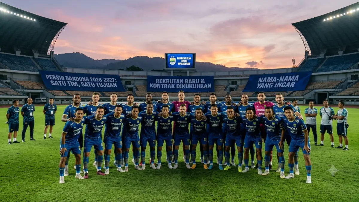 Transformasi Besar Persib Bandung Menjelang Musim Baru: Sembilan Pemain Keluar dan Tiga Pemain Baru Bergabung