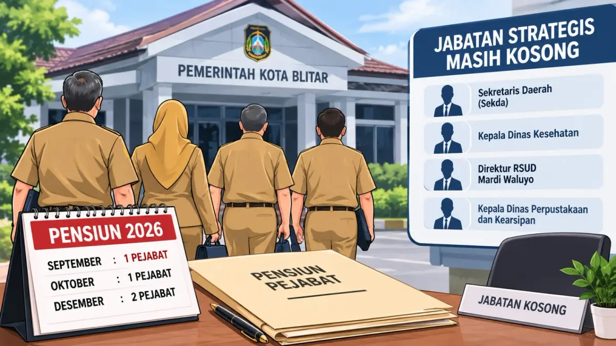 Transformasi pemerintahan Blitar: Pensiun Pejabat dan Tantangan Jabatan Kosong