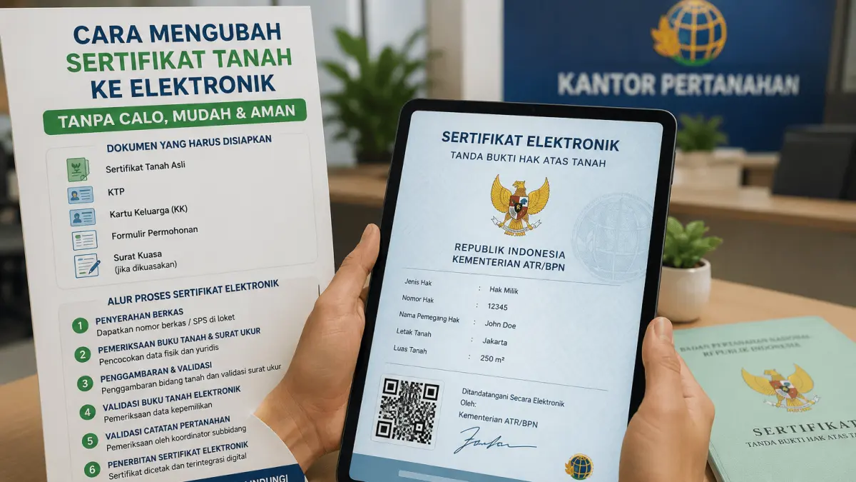 Transformasi Sertifikat Tanah ke Elektronik: Langkah Mudah Tanpa Calo untuk Masyarakat Blitar