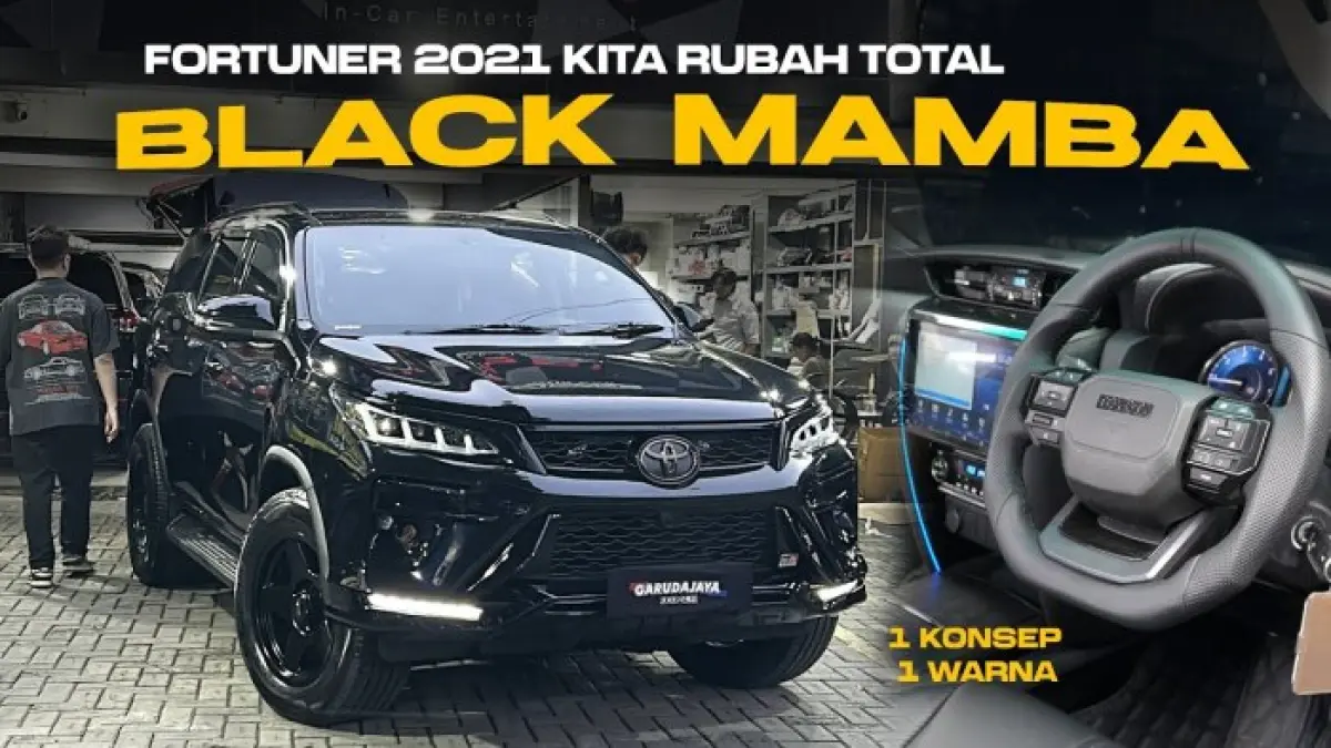 Transformasi Toyota Fortuner 2021 Tipe G Menjadi Fortuner Legender: Karya Modifikasi di Semarang