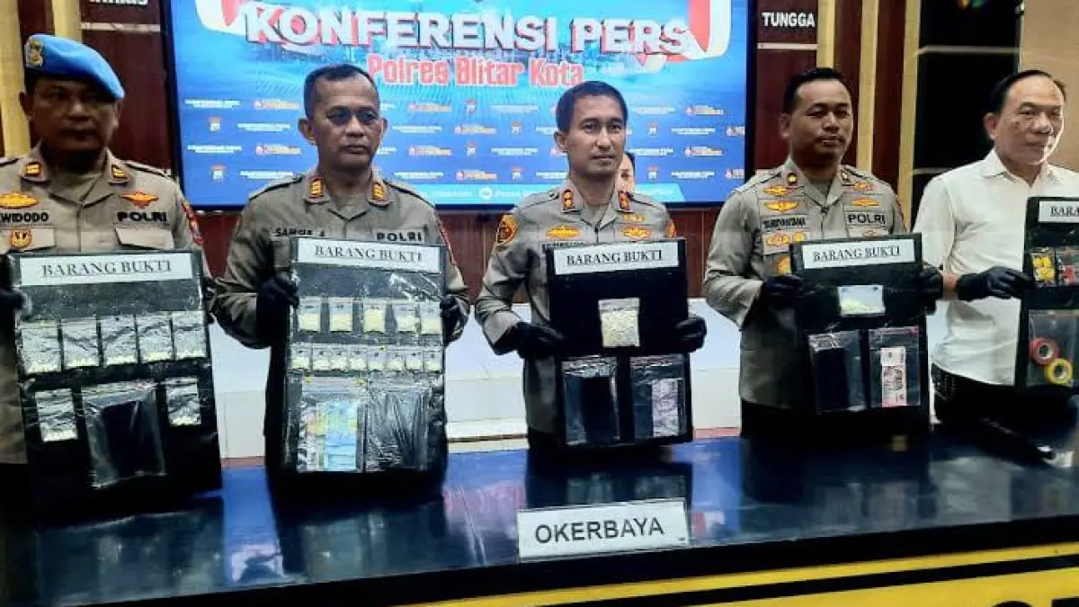 Tujuh Bulan Pengungkapan 108 Kasus Narkoba, Peredaran Sabu dan Pil Dobel L Masih Mengkhawatirkan di Blitar