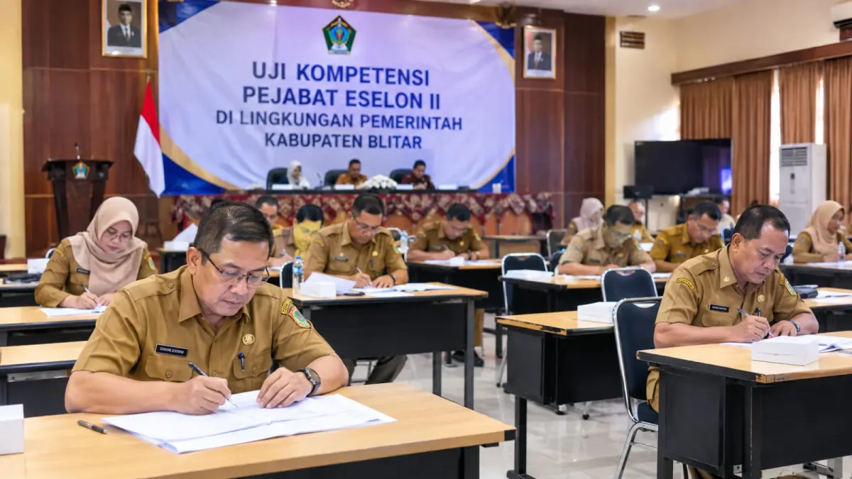 Uji Kompetensi 30 Pejabat Eselon II Pemkab Blitar Menuju Penataan Birokrasi yang Lebih Efektif