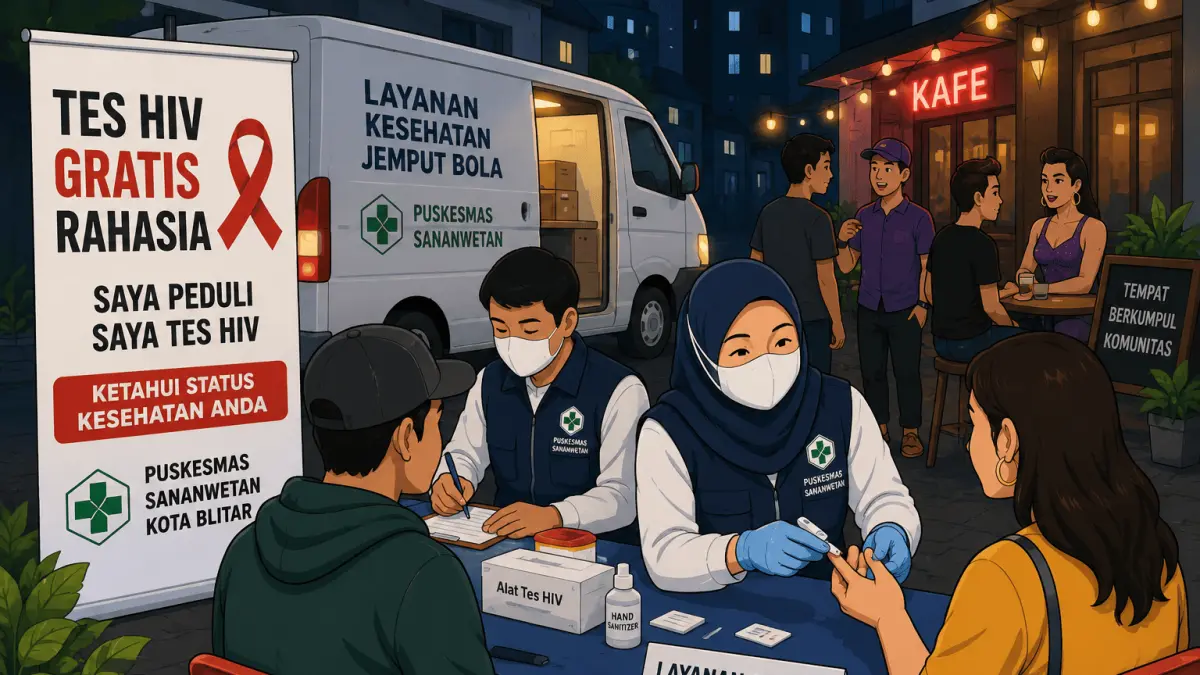Upaya Proaktif Puskesmas Sananwetan Terhadap Kasus HIV di Blitar Meningkatkan Deteksi Dini