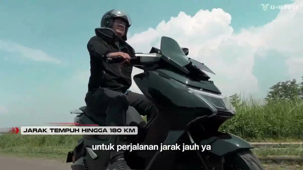 Uwinfly M135H: Motor Listrik Innovatif dengan Jarak Tempuh 180 Km dan Harga Menarik