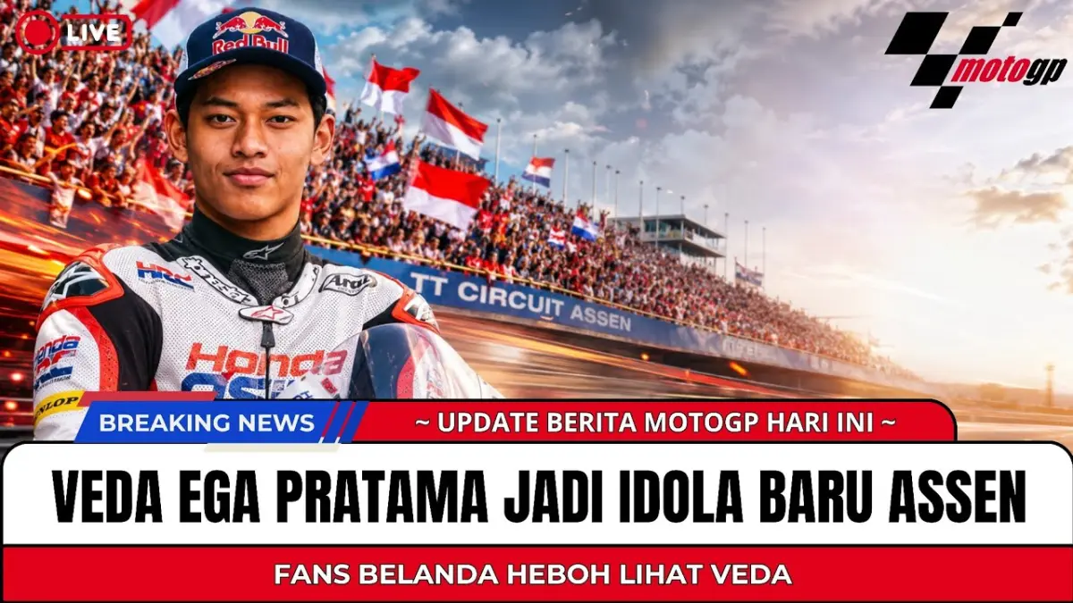 Veda Ega Pratama: Bintang Baru Balap Moto3 yang Menggemparkan Belanda