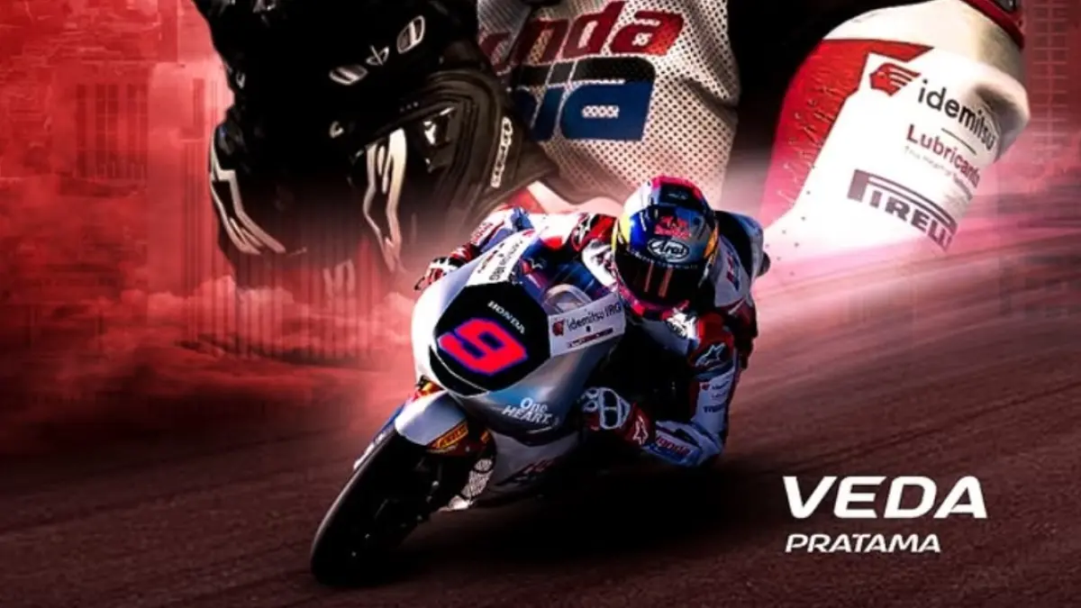 Veda Ega Pratama: Bintang Muda Indonesia Bersinar di Kancah Moto3 Dunia