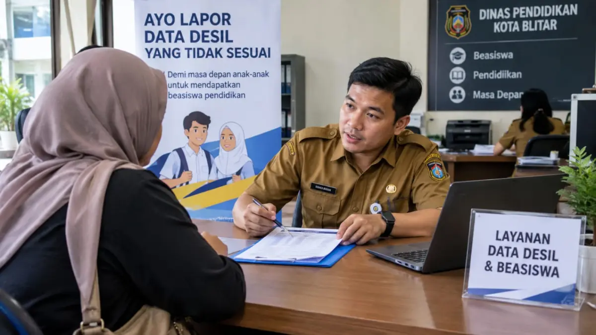 Wali Kota Blitar Mendorong Warga Laporkan Kesalahan Data Desil untuk Penerimaan Beasiswa